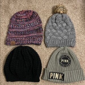 Cozy Knit Beanie Set